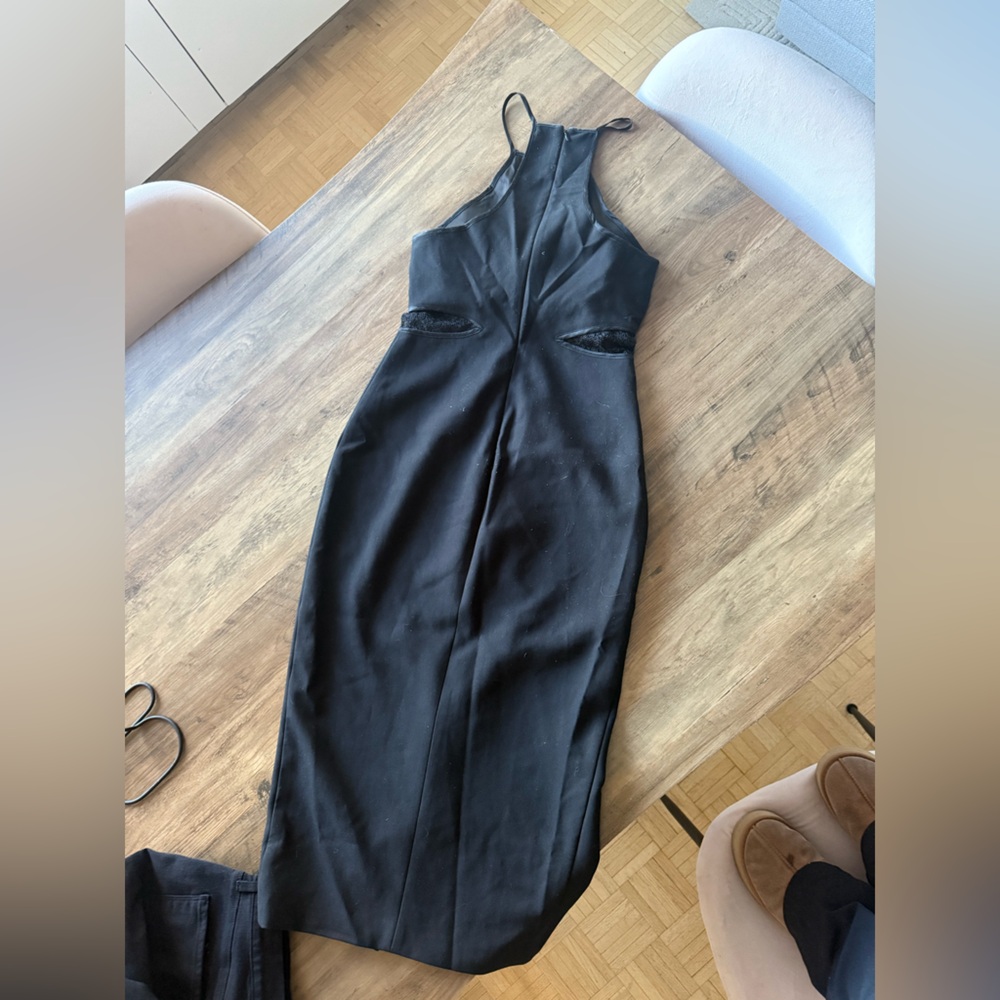 Cinq à Sept Black Backless Dress